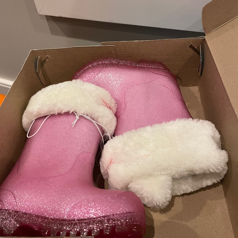 Stride Rite Gecko Rain Boots with Winter Lining